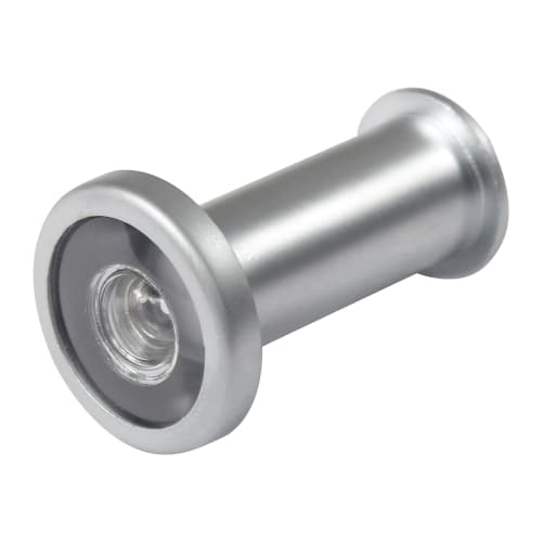 180-Degree Door Viewer, Plastic Lens, Satin Chrome